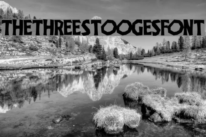 TheThreeStoogesFont Font examples