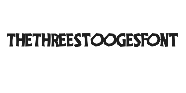 TheThreeStoogesFont Logo