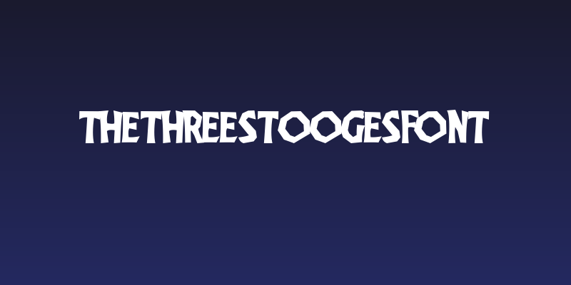 TheThreeStoogesFont Social Header