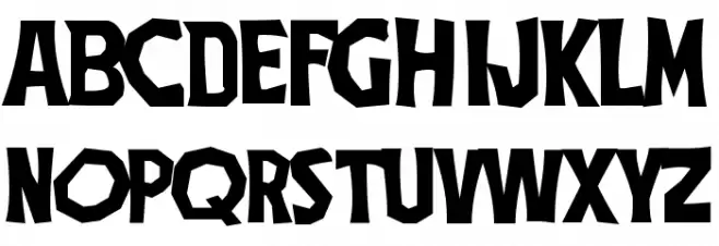 TheThreeStoogesFont Font LOWERCASE