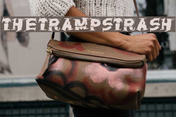 TheTrampsTrash Font examples