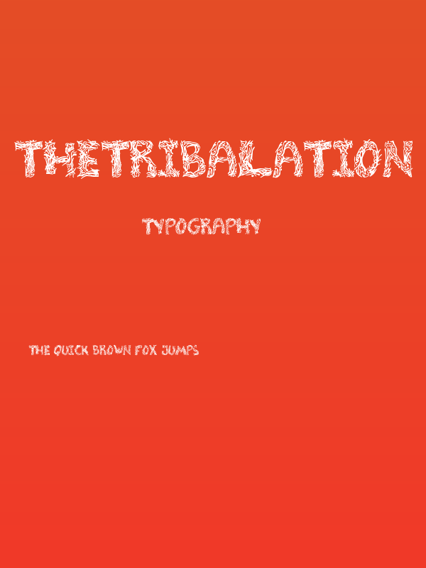 TheTribalation St Poster