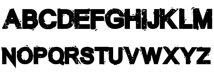 TheUnknown-Regular Font LOWERCASE