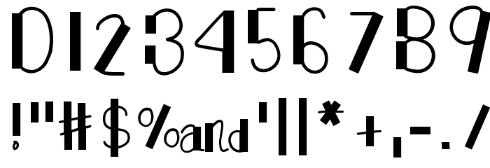TheUnknownSide Font OTHER CHARS
