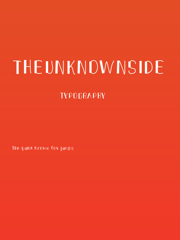 TheUnknownSide Poster