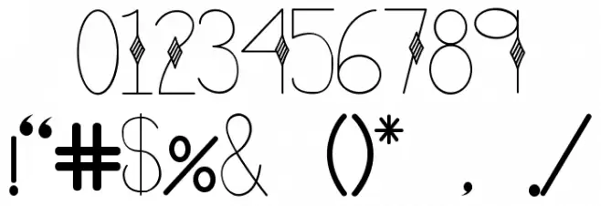 TheValley Font OTHER CHARS