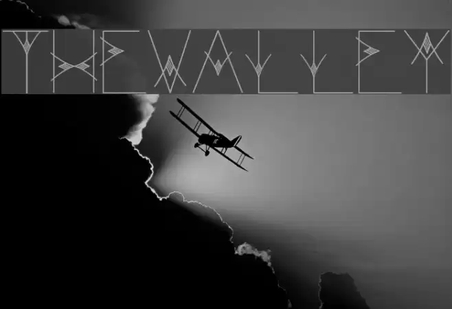 TheValley Font examples