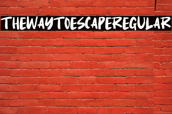 TheWayToEscapeRegular Example 3