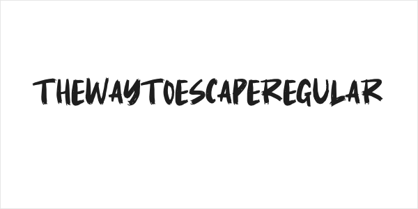 TheWayToEscapeRegular Logo
