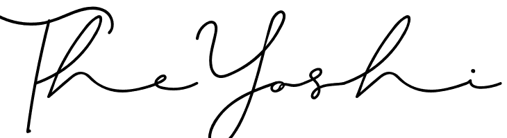 TheYoshi  font caratteri gratis