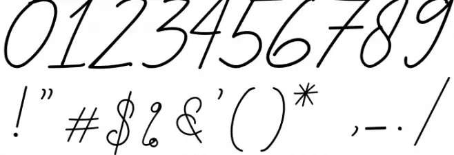 TheYoshi Font OTHER CHARS