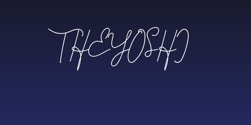 TheYoshi Social Header