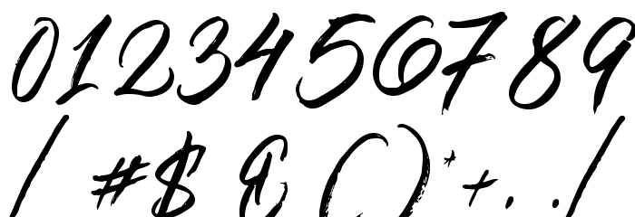 TheZains Font OTHER CHARS