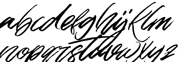 TheZains Font LOWERCASE