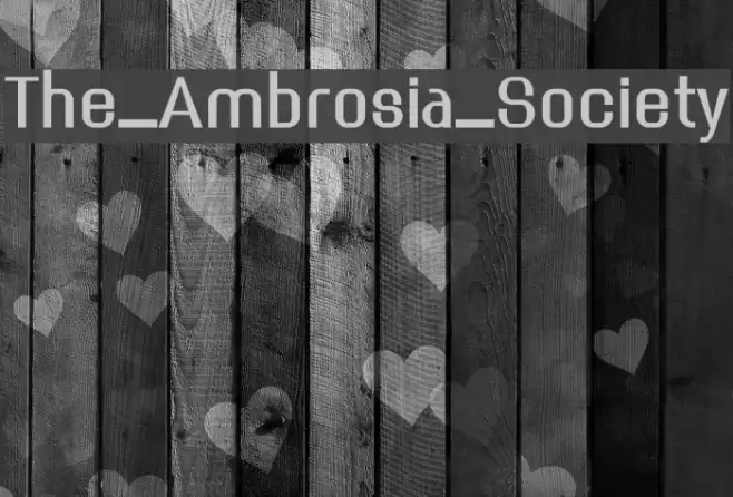 The_Ambrosia_Society Font examples