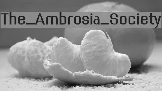 The_Ambrosia_Society Font examples