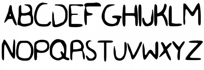 The_Average Schriftart Groß