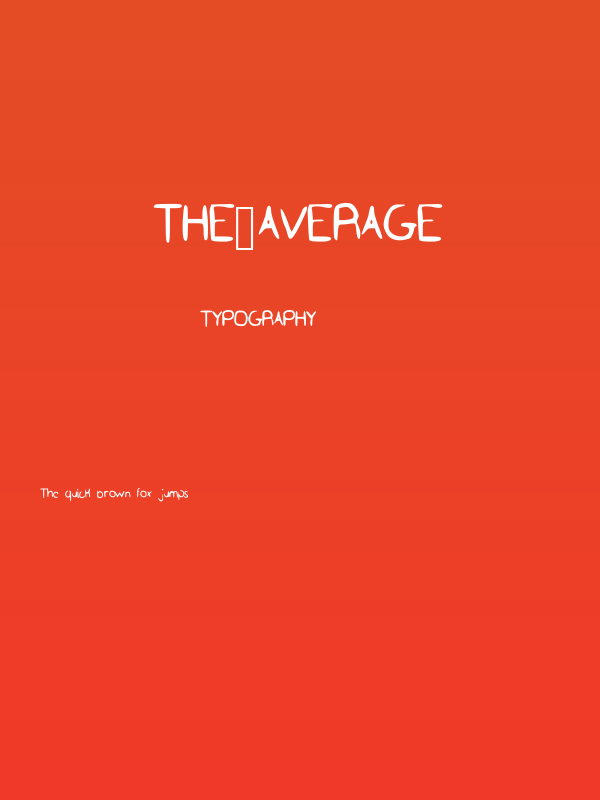 The_Average Poster