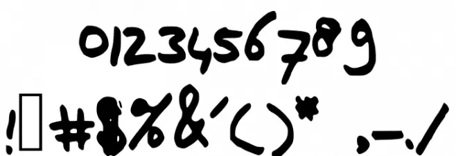 The_Brown_Fox Font OTHER CHARS