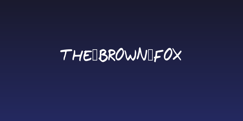 The_Brown_Fox Social Header