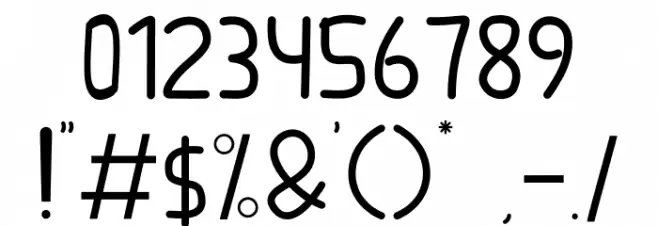 The_Comics_Boy Font OTHER CHARS