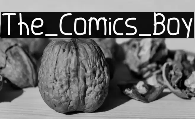 The_Comics_Boy Font examples
