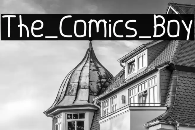 The_Comics_Boy Font examples