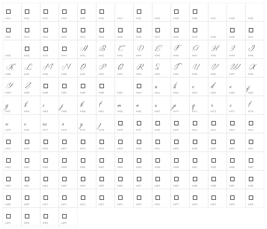 The_Khallid Character Map