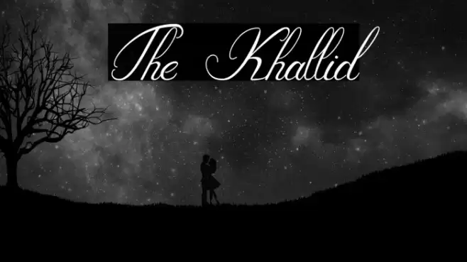 The_Khallid Font examples