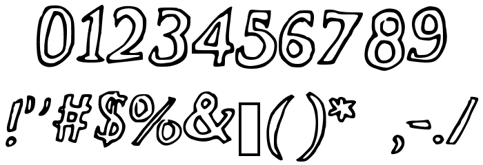 The_Neverlanders Font OTHER CHARS