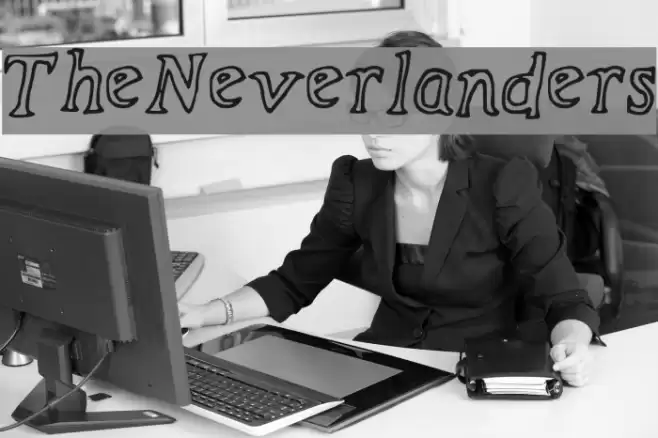 The_Neverlanders Font examples