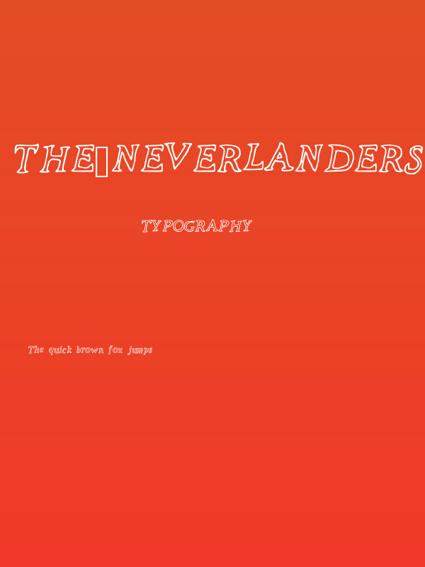The_Neverlanders Poster