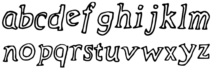 The_Neverlanders Font LOWERCASE