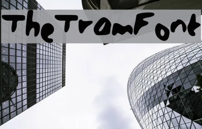 The_Tram_Font Example 2