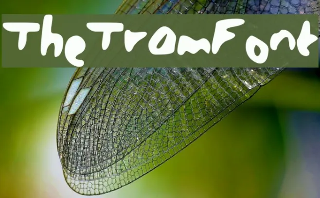 The_Tram_Font Example 3