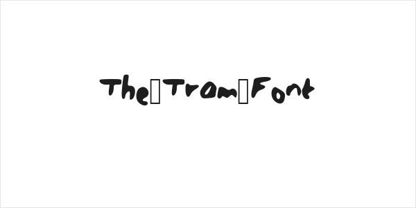 The_Tram_Font Logo