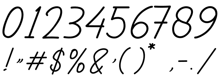 Thea Amelia Font OTHER CHARS