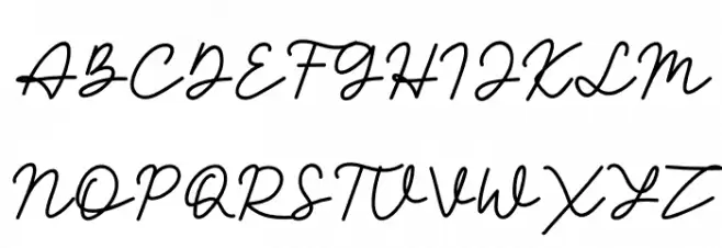 Thea Amelia Font UPPERCASE