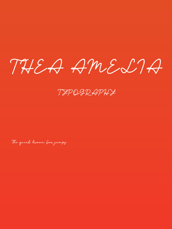 Thea Amelia Poster