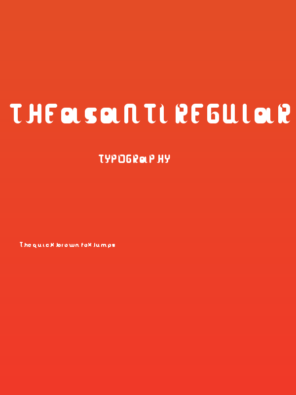 TheaSanti Regular Poster