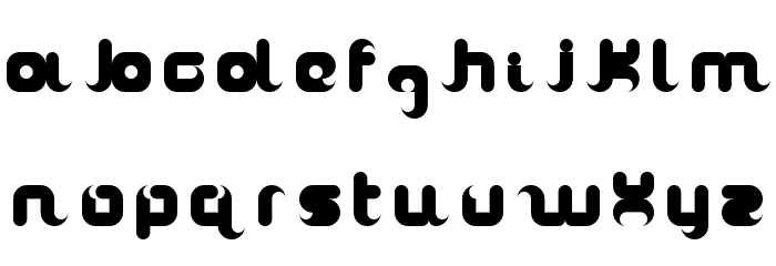 TheaSanti Regular Font LOWERCASE