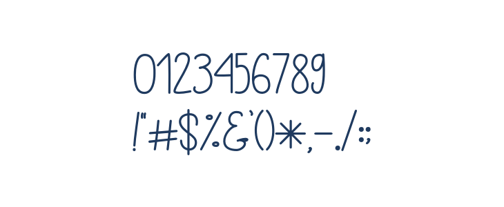 ThealitaDEMO-Regular Other Characters