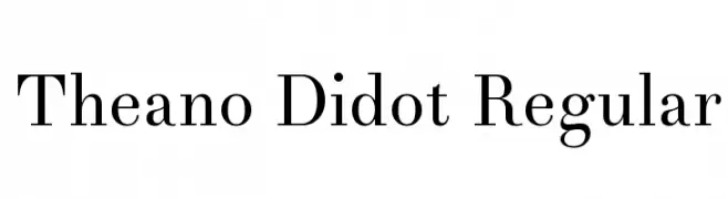 Theano Didot Regular 