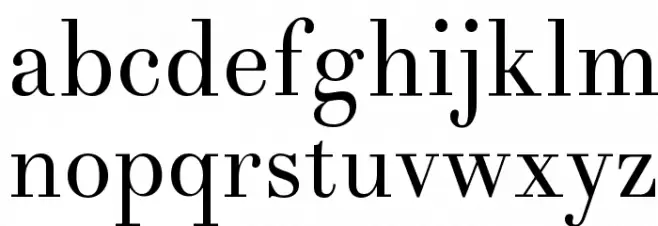 Theano Didot Regular Font LOWERCASE