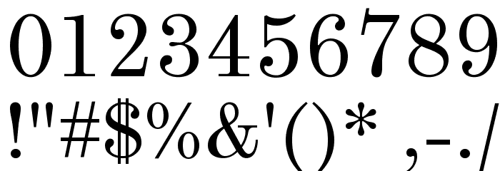 Theano Modern Regular Font OTHER CHARS