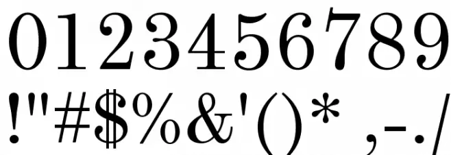 Theano Modern Regular Font Alte caractere