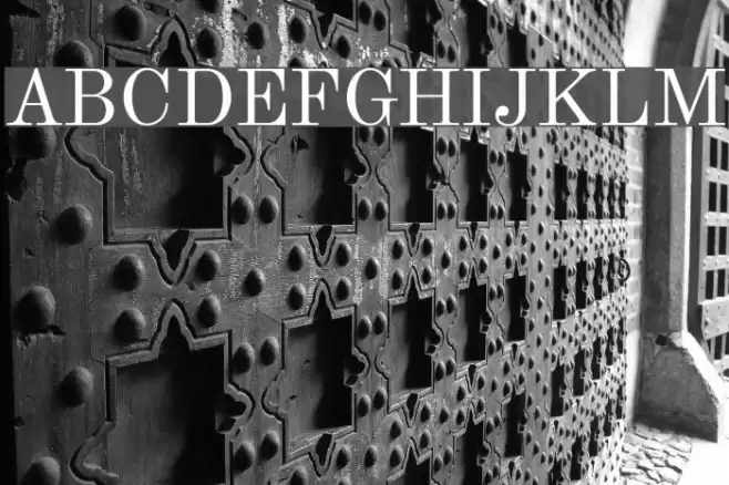 Theano Modern Regular Font examples