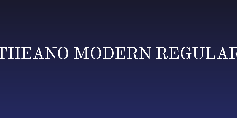 Theano Modern Regular Social Header