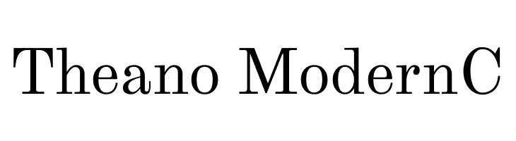 Theano ModernC  font caratteri gratis