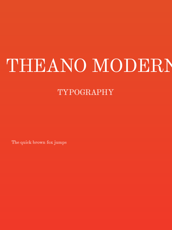 Theano ModernC Poster